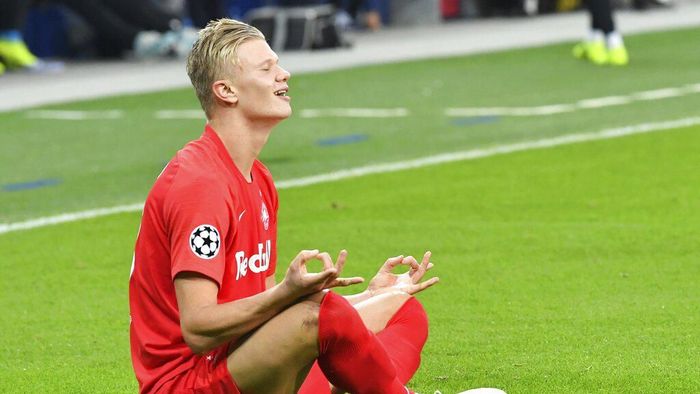 Striker belia Erling Haaland tampil sensasional bersama RB Salzburg di musim ini. Foto: Kerstin Joensson / AP Photo Striker belia Erling Haaland tampil sensasional bersama RB Salzburg di musim ini. Foto: Kerstin Joensson / AP Photo