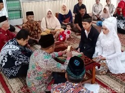 Tahanan Kasus Narkoba di Sidoarjo Nikahi Pujaan Hati di Kantor Polisi