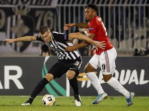 Hasil Liga Europa: Penalti Martial Menangkan MU 1-0 di Markas Partizan