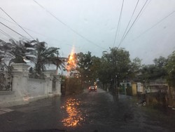 Hujan Deras Guyur Medan, Sejumlah Lokasi Banjir