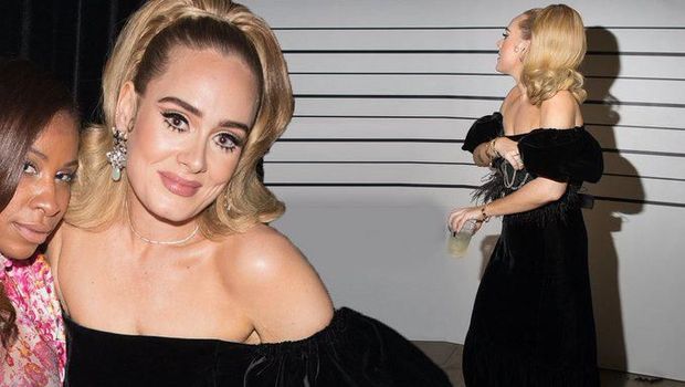 Adele di acara Ulang Tahun Drake 
