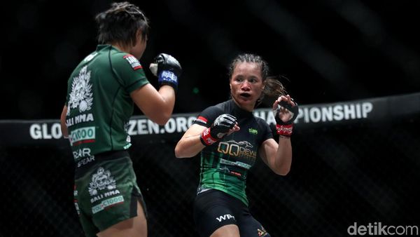 Petarung Wanita Indonesia Sukses Tundukkan Wakil Myanmar