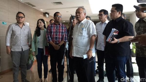 Akhir Pekan, Wishnutama hingga Erick Thohir Rapat di Kantor Basuki