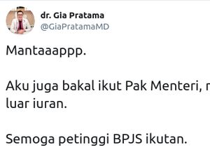 Seperti Menkes Terawan, Dokter Ini Ingin Nyumbang BPJS Kesehatan Seperti Menkes Terawan, Dokter Ini Ingin Nyumbang BPJS Kesehatan