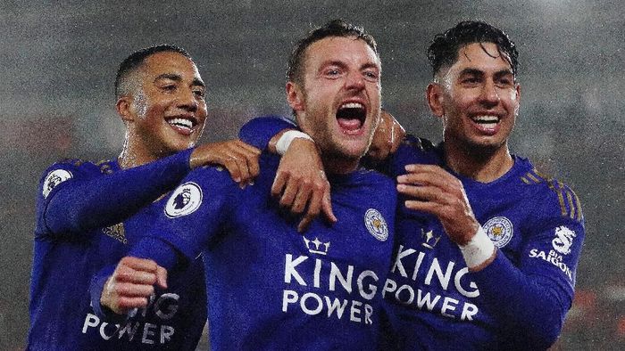 Leicester City menang 9-0 atas Southampton dalam lanjutan Liga Inggris (Foto: Naomi Baker/Getty Images)