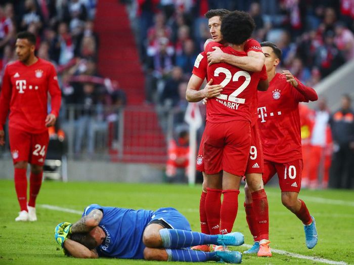 Bayern Munich menang 2-1 atas Union Berlin di pekan ke-9 Liga Jerman, Sabtu (26/10/2019). (Foto: Michael Dalder/Reuters)