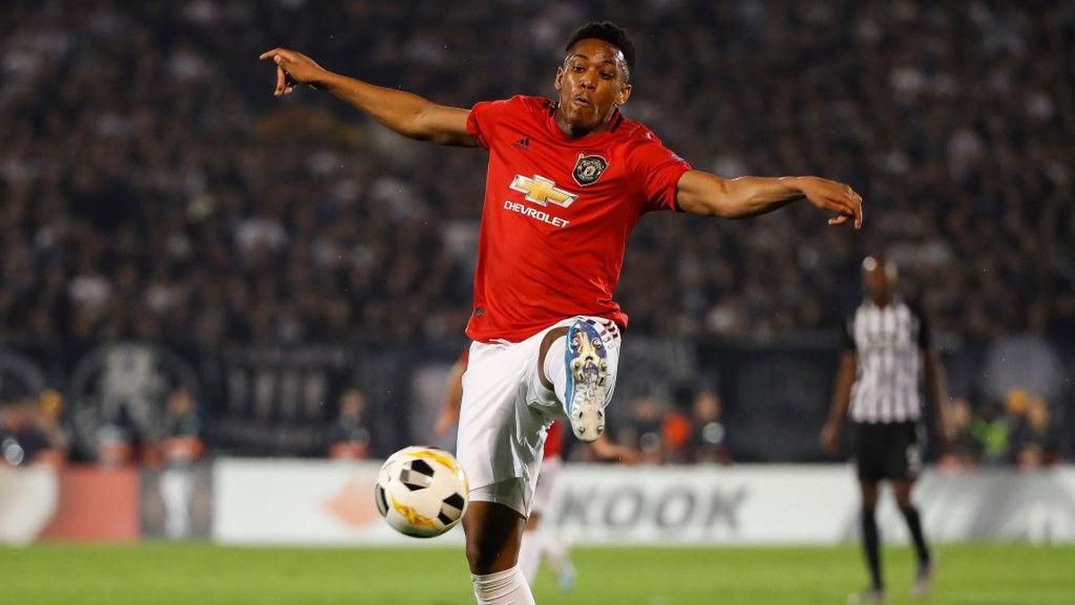Striker Manchester United Anthony Martial. (Foto: Srdjan Stevanovic/Getty Images)