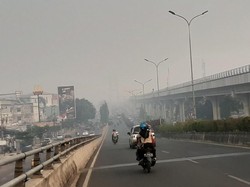 Kabut Asap Selimuti Kota Palembang, Jembatan Ampera Hilang lagi