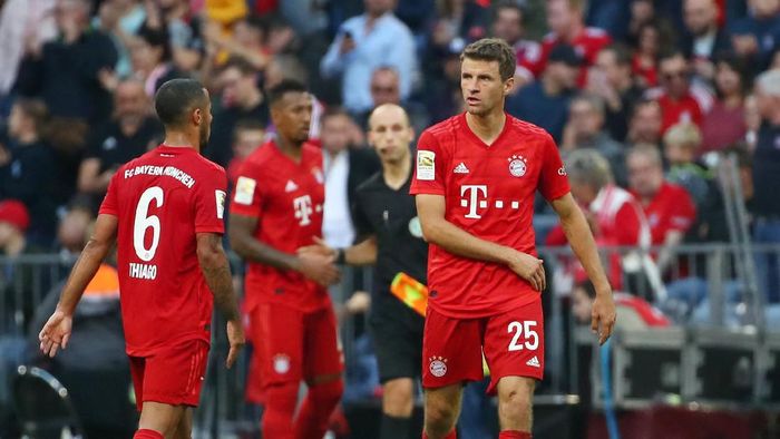 Kontrak Thiago dan Thomas Mueller di Bayern Munich akan habis musim panas 2021 (REUTERS/Michael Dalder)