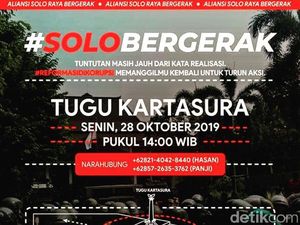 Massa #SoloBergerak Juga Akan Turun Jalan Tagih Perppu KPK Besok Massa #SoloBergerak Juga Akan Turun Jalan Tagih Perppu KPK Besok