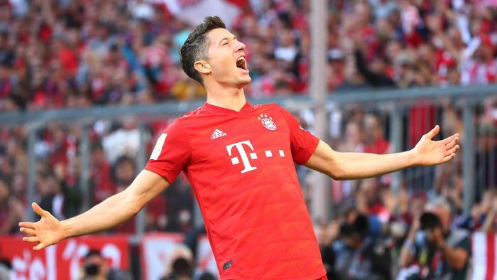 Striker Bayern Munich Robert Lewandowski mengatakan, masih bisa tampil lebih baik lagi. Foto: Michael Dalder/Reuters Striker Bayern Munich Robert Lewandowski mengatakan, masih bisa tampil lebih baik lagi. Foto: Michael Dalder/Reuters