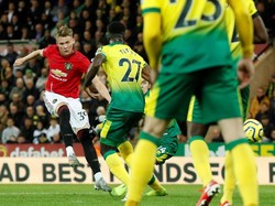 Diwarnai 2 Penalti Gagal, MU Ungguli Norwich 2-0 di Babak I