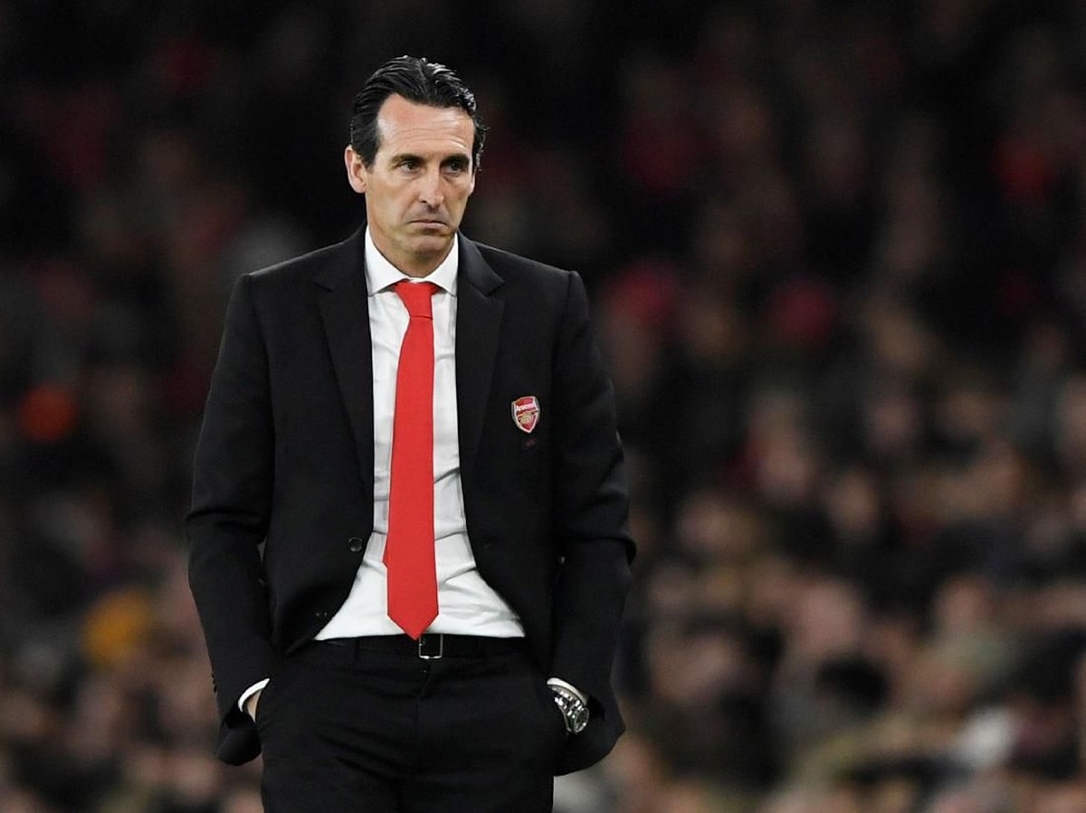 Manajer Arsenal, Unai Emery, mengeluhkan VAR saat diimbangi Crystal Palace (Foto: Tony OBrien/Reuters)