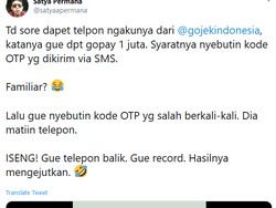 Penipu Kena Tipu, Minta OTP Gojek Akhirnya Malah Jujur
