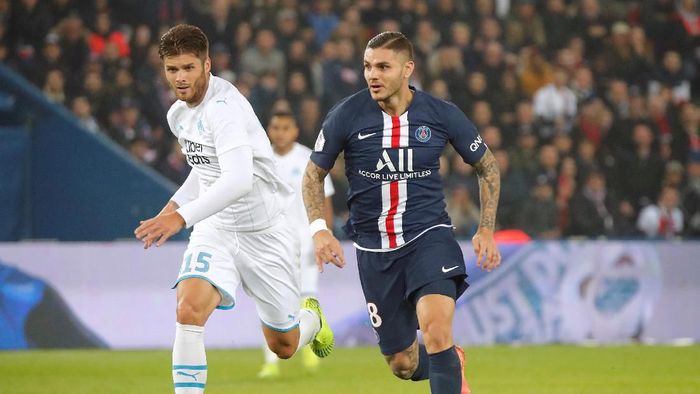 Mauro Icardi tajam bersama PSG. (Foto: Charles Platiau/REUTERS)