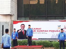 Pimpin Upacara Sumpah Pemuda, Mensos Juliari: Kita Harus Kerja Cepat-Tuntas