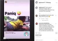 Unggahan ibu taruh anak di dashboard mobil