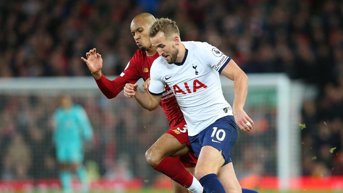 Tottenham Hotspur kalah 1-2 dari Liverpool di Anfield. (Foto: Alex Livesey/Getty Images)