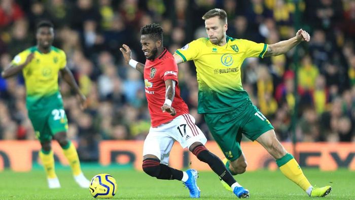 Fred mendapatkan banyak pujian usai tampil apik di laga terakhir Manchester United (Foto: Stephen Pond/Getty Images)