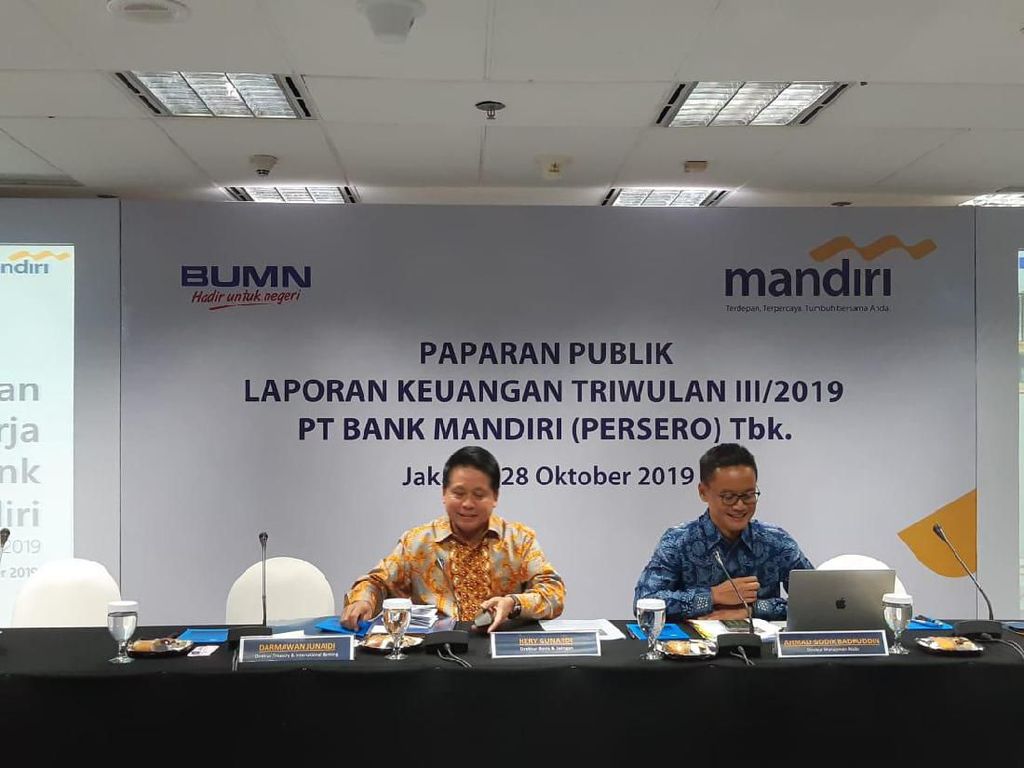 Kantongi Rp 20,3 T, Laba Bank Mandiri Tumbuh 11,9% Kantongi Rp 20,3 T, Laba Bank Mandiri Tumbuh 11,9%