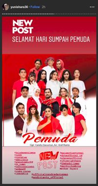 Yuni Shara peringati Hari Sumpah Pemuda