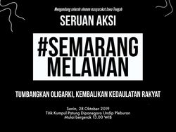 Unjuk Rasa #ReformasiDikorupsi Digelar di Kantor Gubernur Jateng Siang Ini