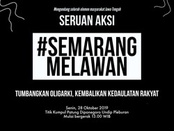 Unjuk Rasa #ReformasiDikorupsi Digelar di Kantor Gubernur Jateng Siang Ini