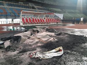 Usut Dalang Pembakaran di GBT, Polisi Periksa Bukti Dokumentasi