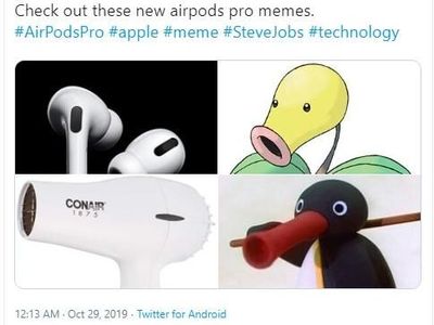Desain AirPods Pro Jadi Bahan Candaan Netizen
