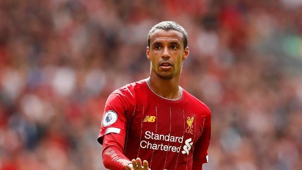 FILE PHOTO: Soccer Football - Premier League - Liverpool v Newcastle United - Anfield, Liverpool, Britain - September 14, 2019  Liverpool's Joel Matip   Action Images via Reuters/Jason Cairnduff  EDITORIAL USE ONLY. No use with unauthorized audio, video, data, fixture lists, club/league logos or 