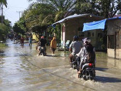 Ratusan Rumah Terendam Banjir di Serdang Bedagai Sumut