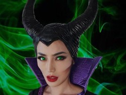 Jessica Iskandar Pakai Kostum Maleficent, Disebut Mirip Angelina Jolie