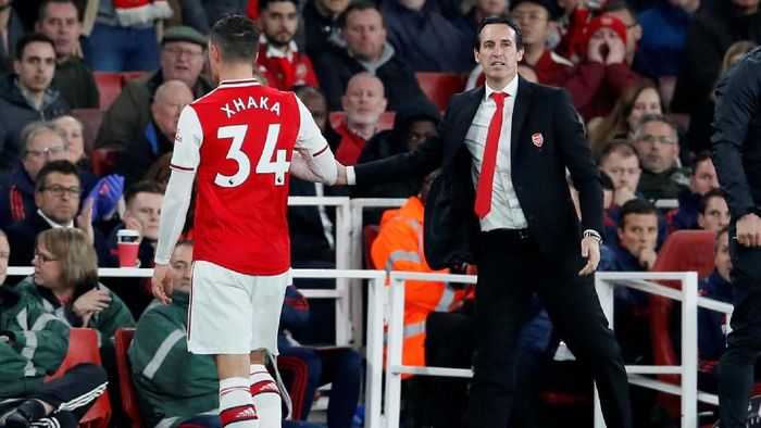 Granit Xhaka kecewa karena suporter justru senang saat ia diganti (Foto: David Klein/Reuters) Granit Xhaka kecewa karena suporter justru senang saat ia diganti (Foto: David Klein/Reuters)