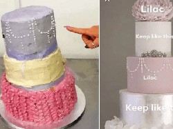 Pesan Kue Pengantin Tabur Mutiara, Dapat Kue Miring Disangga Stik Kebab