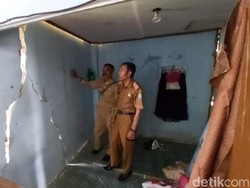 Pergerakan Tanah, 10 Rumah di Sukamandi Ciamis Retak-retak