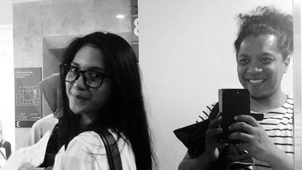 Indah Permatasari dan Arie Kriting