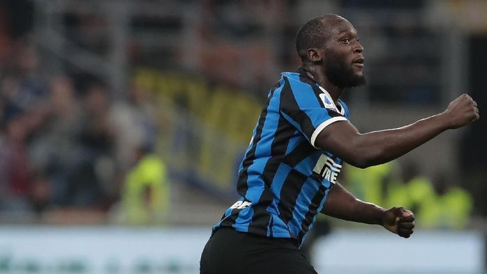 Striker Inter Milan Romelu Lukaku tajam di laga tandang. Foto: Emilio Andreoli/Getty Images