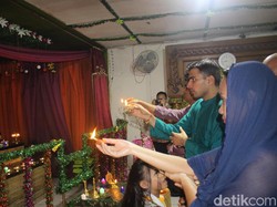 Suasana Perayaan Diwali di Little India Jakarta