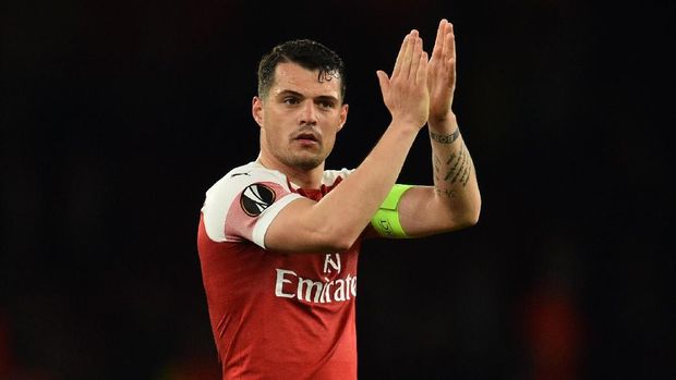 Granit Xhaka tidak lagi jadi kapten Arsenal.