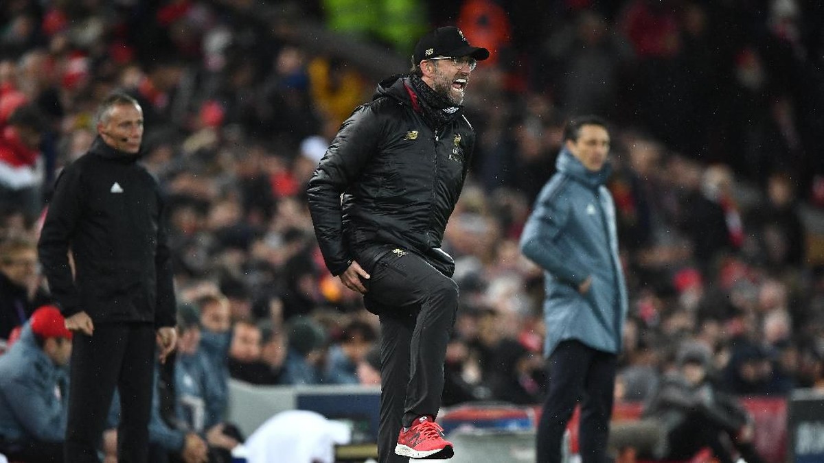 Juergen Klopp dan Niko Kovac saat bertemu di Liga Champions musim lalu (Stu Forster/Getty Images)