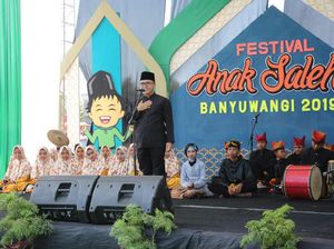 Ratusan Pelajar Meriahkan Festival Anak Saleh 2019 di Banyuwangi