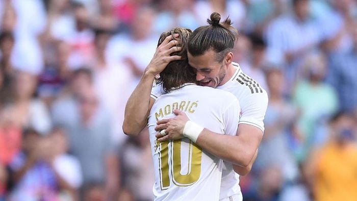 Luka Modric mendukung Gareth Bale di tengah rumor meninggalkan Real Madrid. (Foto: Denis Doyle / Getty Images)