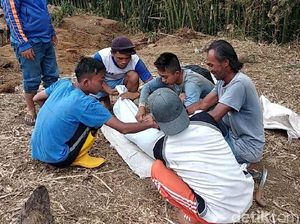 Tanah di Garut Retak, Puluhan Jenazah Dipindahkan