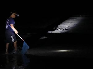 Berburu Kepiting ala Anak Pulau Laut Natuna Berburu Kepiting ala Anak Pulau Laut Natuna
