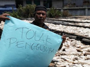 Warga Muara Angke Tolak Penggusuran