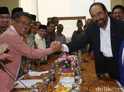 Momen Silaturahmi Surya Paloh di DPP PKS