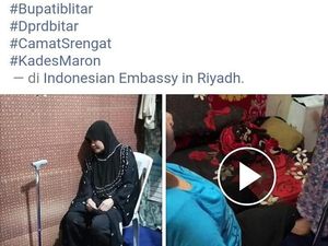 Dear Bupati Blitar, Tolong Pulangkan TKW yang Lumpuh di Arab Saudi