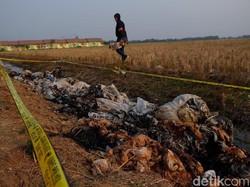 Hiii... Lumpur Beracun dan Bau Dikubur di Lahan Perumahan Karawang