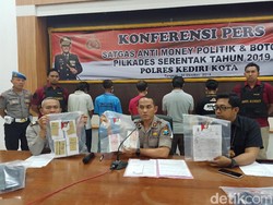5 Warga Pelaku Suap Pilkades di Kota Kediri Diamankan