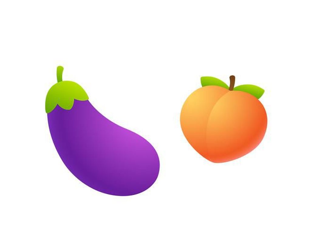 Emoji Terong dan Peach Dilarang di Medsos karena Unsur Seksual